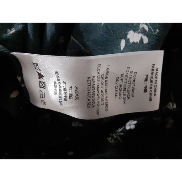 NWOT IRO Bemera 100% Silk Floral Jumpsuit Black And White  EU 36 US 4 - RRP £420 - Picture 10 of 13